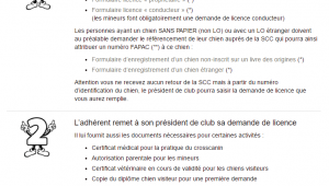 Procedure pour demander une licence commission nationale education et activites cynophiles